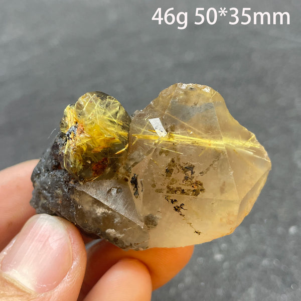 Gold Rutilated Quartz Crystal-ToShay.org
