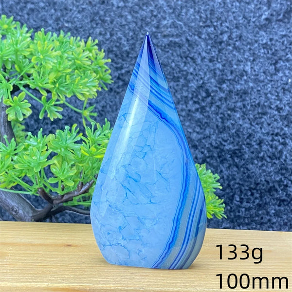 Blue Agate Torch-ToShay.org