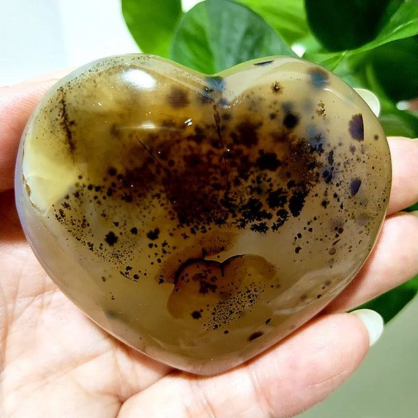 Green Moss Agate Heart-ToShay.org