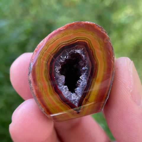Yellow Agate Geode Egg-ToShay.org