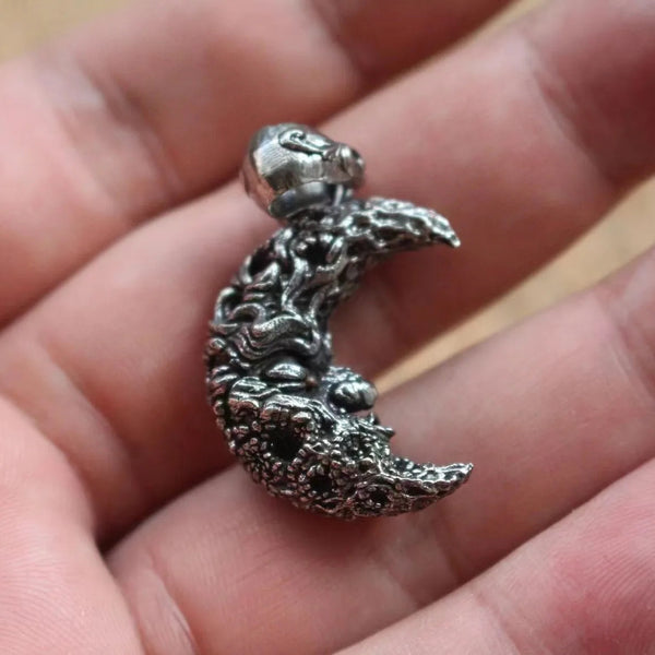 Silver Moon Pendant-ToShay.org