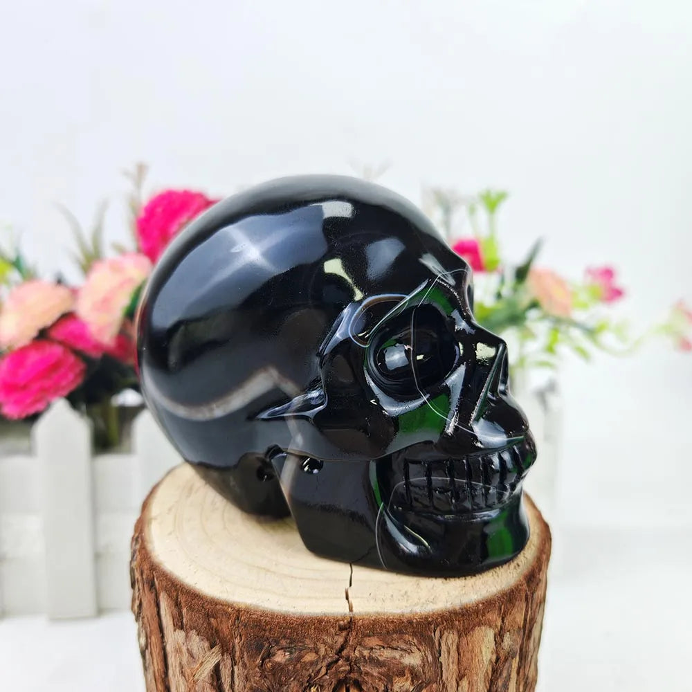 Black Sardonyx Skull-ToShay.org