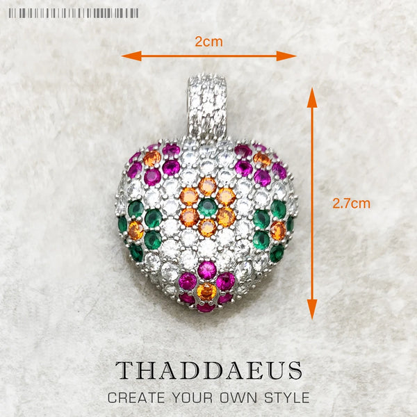 Silver Zircon Charms-ToShay.org