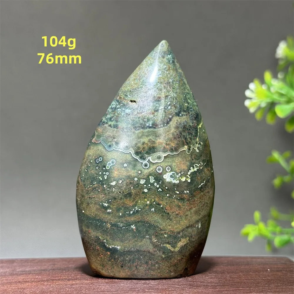 Green Marine Jasper Flame-ToShay.org
