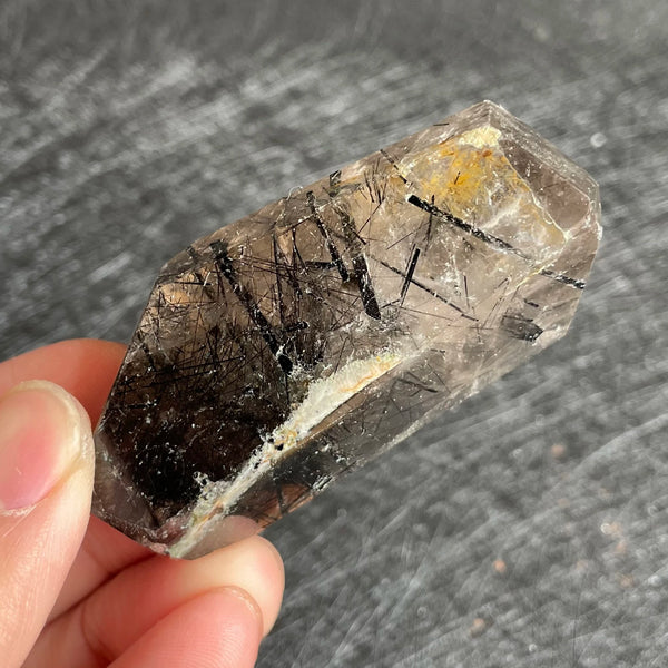 Black Rutilated Quartz Crystal-ToShay.org