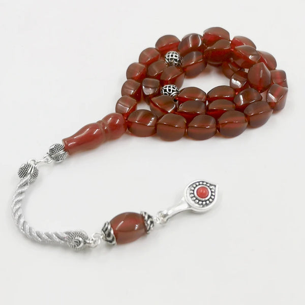 Red Agate Prayer Beads-ToShay.org