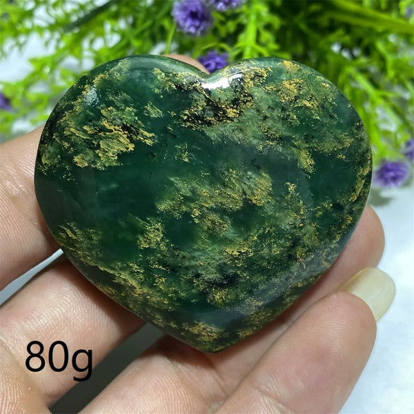 Green Emerald Stone Heart-ToShay.org
