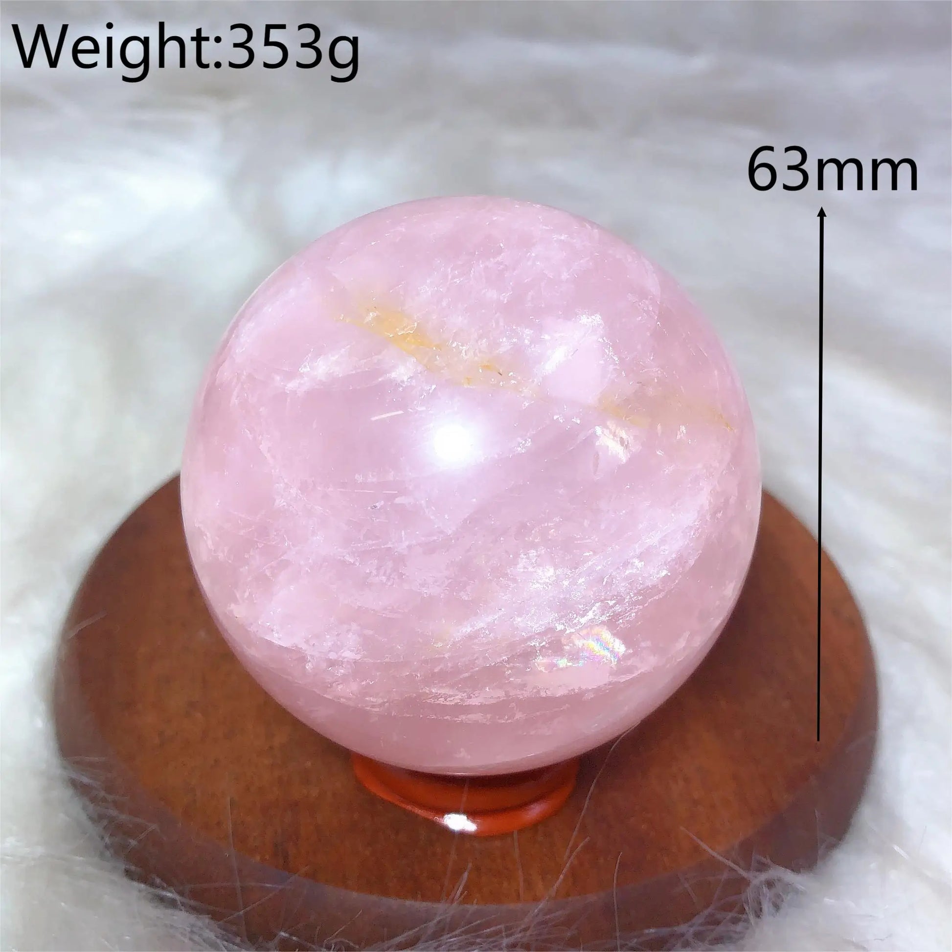 Pink Rose Quartz Ball-ToShay.org