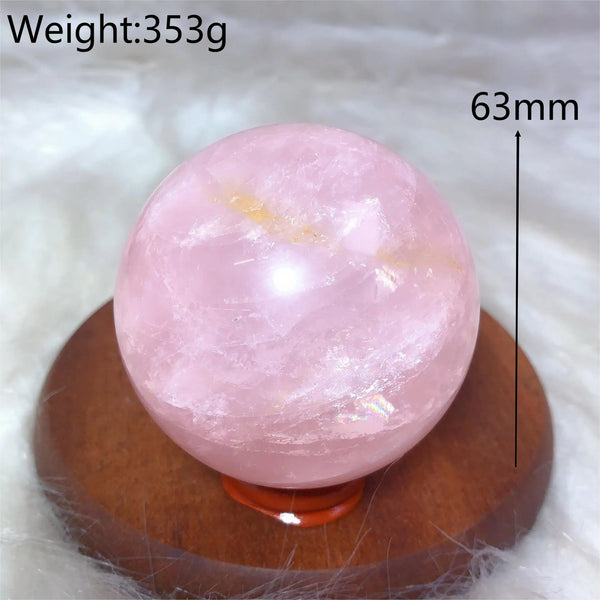 Pink Rose Quartz Ball-ToShay.org