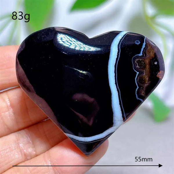 Black Agate Heart-ToShay.org