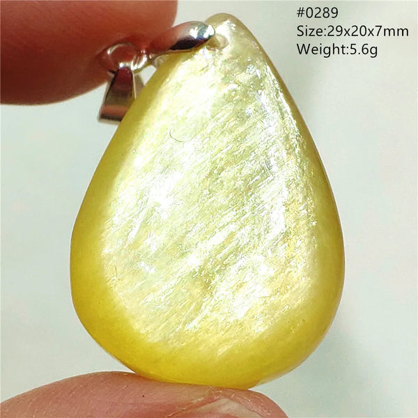 Gold Lepidolite Pendant-ToShay.org