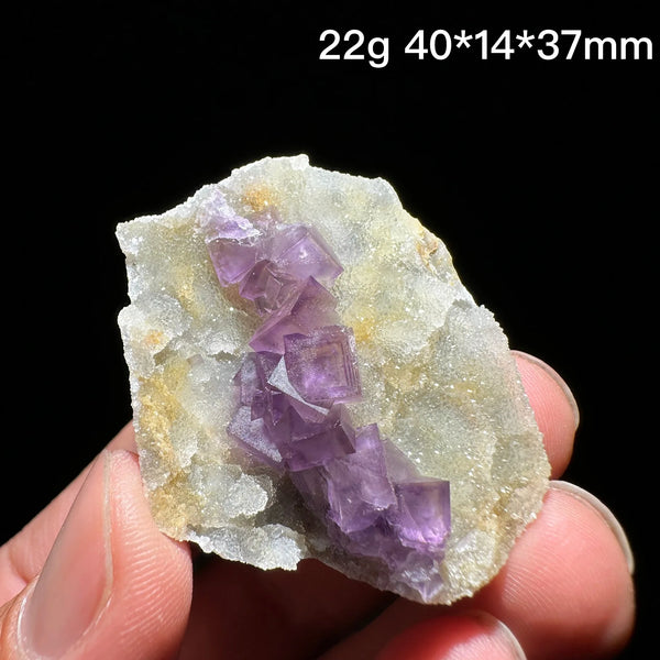 Purple Fluorite Crystal-ToShay.org