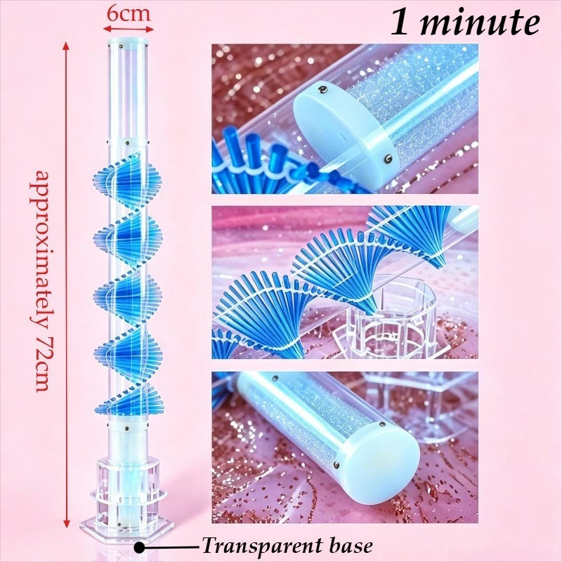 Blue Crystal Rain Stick-ToShay.org