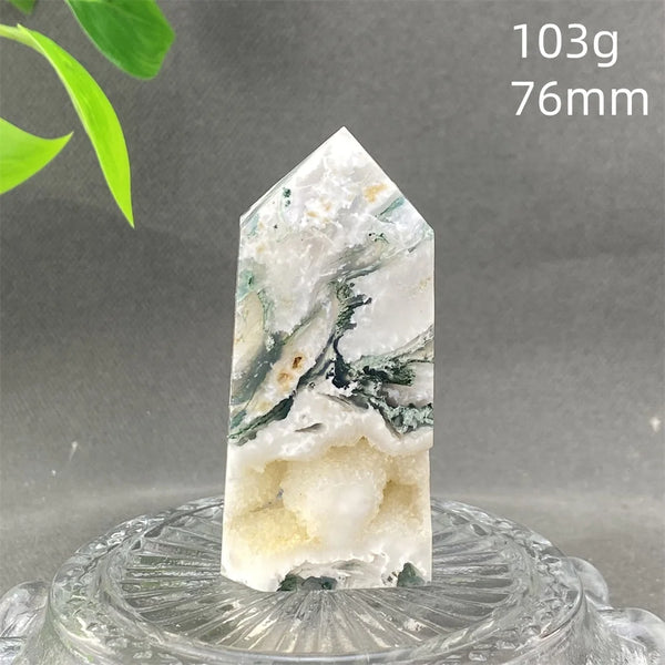 Green Aquatic Agate Point-ToShay.org
