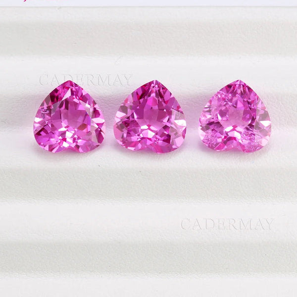 Pink Rose Sapphire Heart-ToShay.org