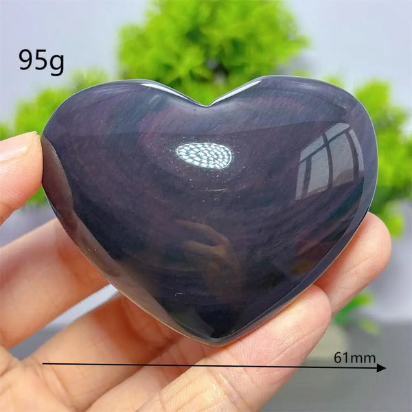 Rainbow Obsidian Heart-ToShay.org