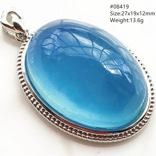 Blue Aquamarine Pendant-ToShay.org
