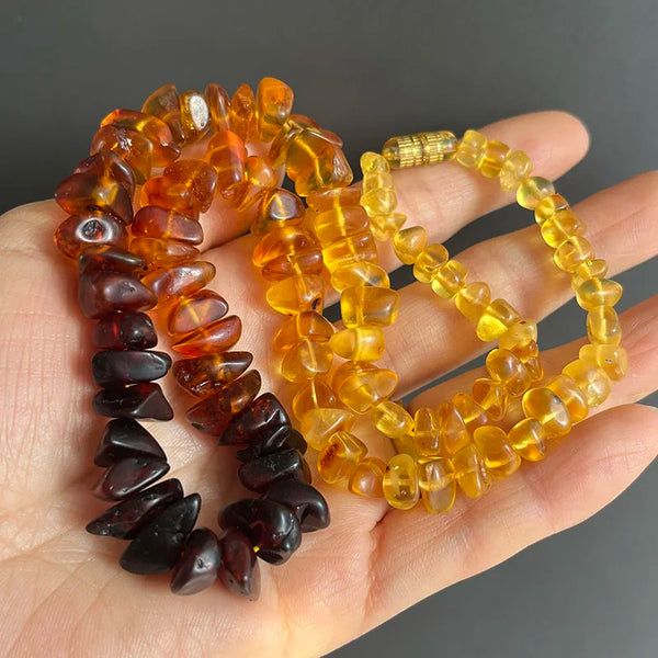Yellow Amber Necklace-ToShay.org
