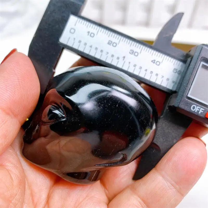 Black Obsidian Alien Skull-ToShay.org