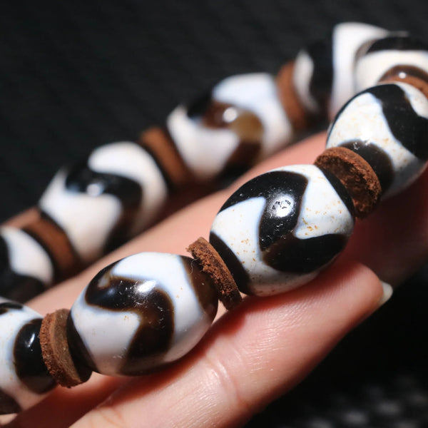 Tibetan Agate DZi Bead-ToShay.org