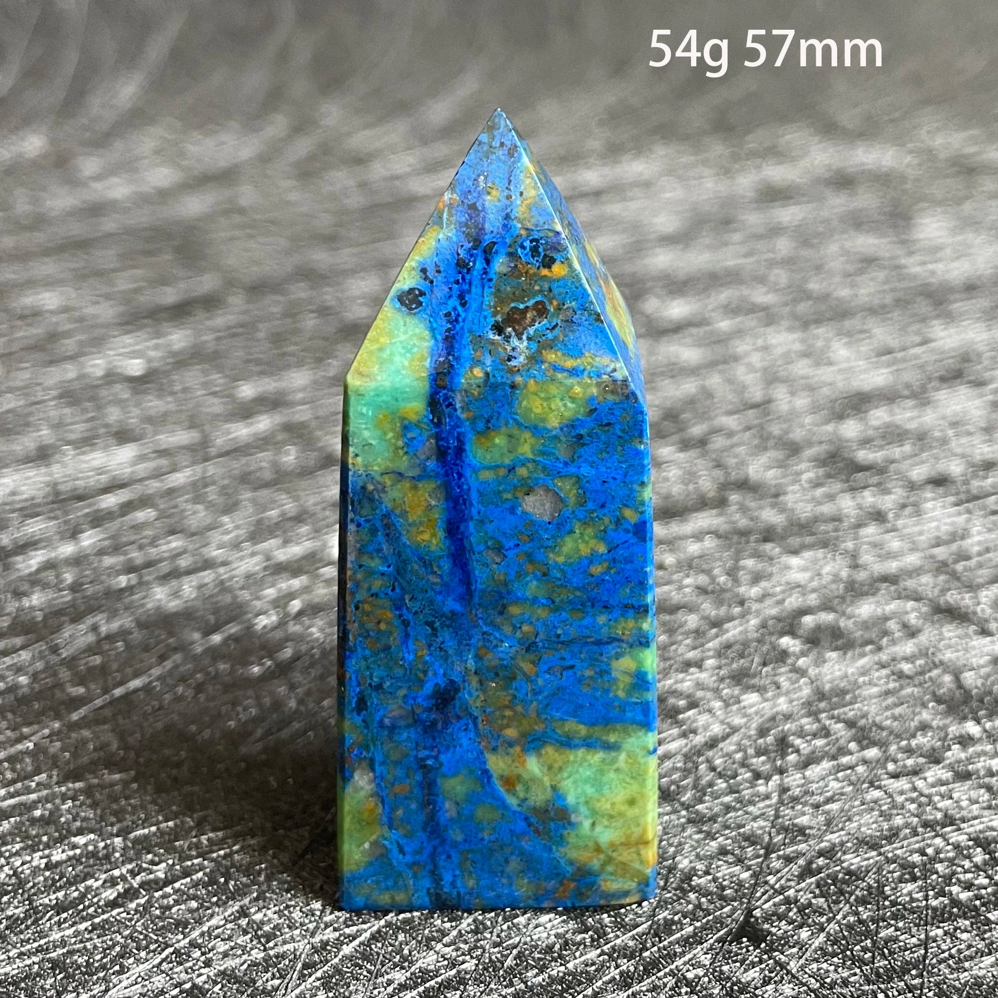 Blue Azurite Malachite Point-ToShay.org