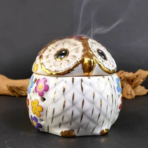 Owl Ceramic Incense Burners-ToShay.org
