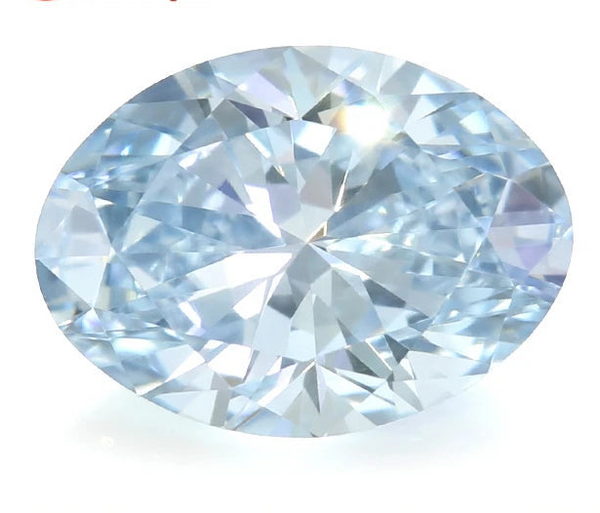 Blue Faceted Diamond-ToShay.org