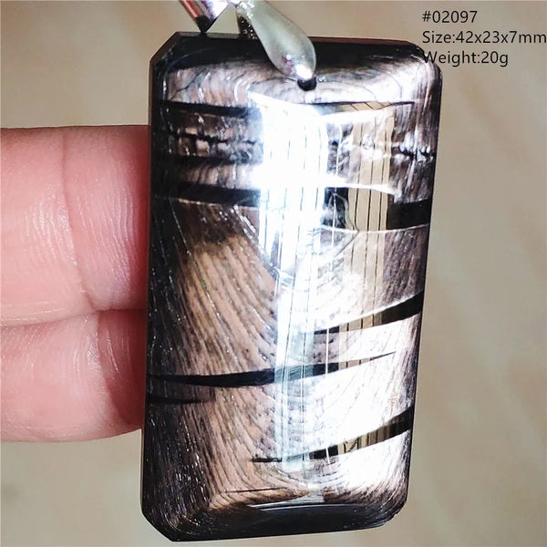 Black Hypersthene Pendant-ToShay.org
