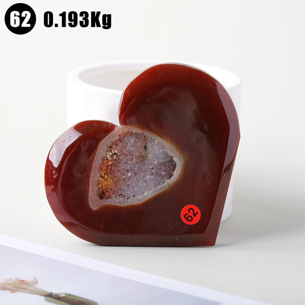 Orange Carnelian Heart-ToShay.org