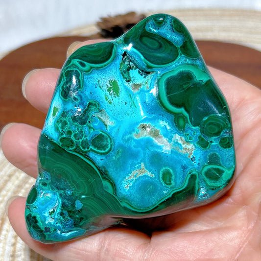 Green Chrysocolla Malachite Stone-ToShay.org