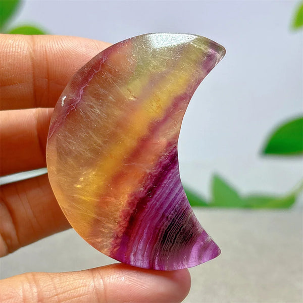 Mixed Fluorite Moon-ToShay.org