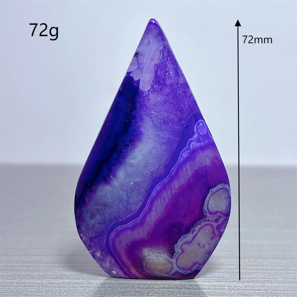 Violet Agate Torch-ToShay.org