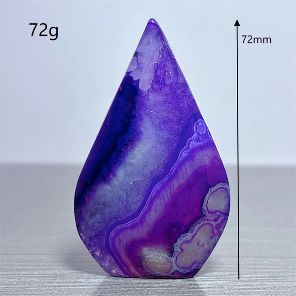 Violet Agate Torch-ToShay.org