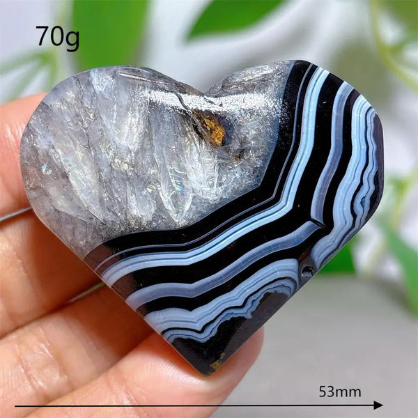Black Agate Hearts-ToShay.org