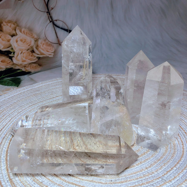 Clear Rainbow Quartz Point-ToShay.org