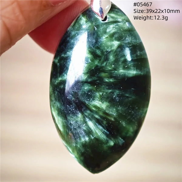 Green Seraphinite Pendant-ToShay.org