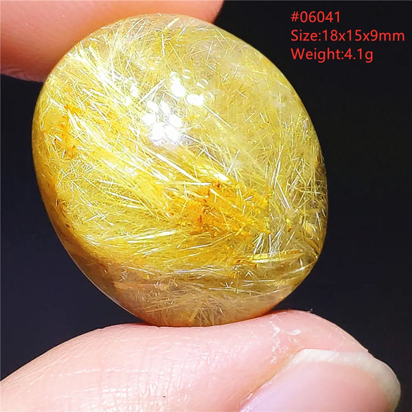 Gold Rutilated Quartz Pendant-ToShay.org