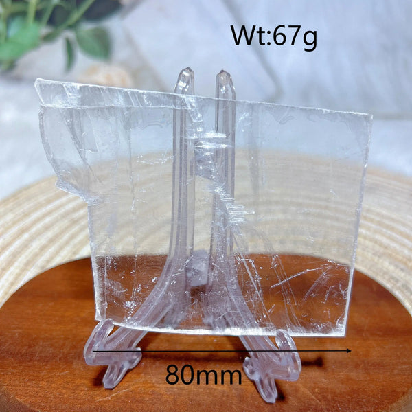 Clear Selenite Slices-ToShay.org