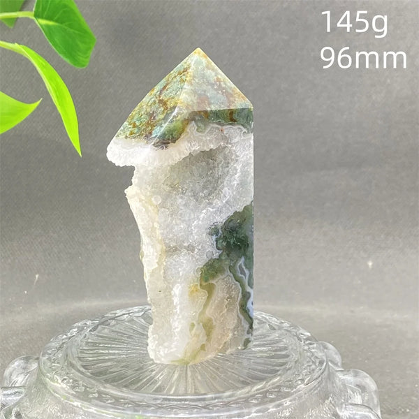 Green Aquatic Agate Point-ToShay.org