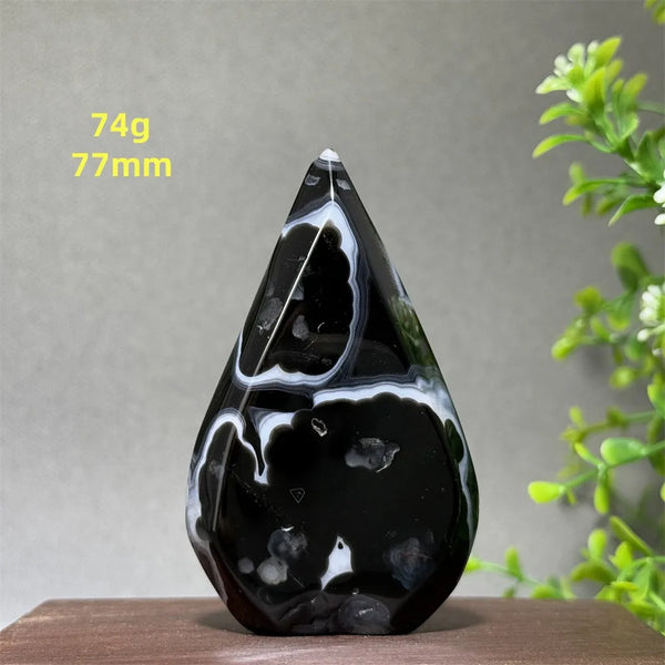 Black Striped Agate Torch-ToShay.org