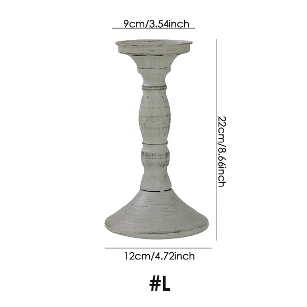 White Candle Stands-ToShay.org