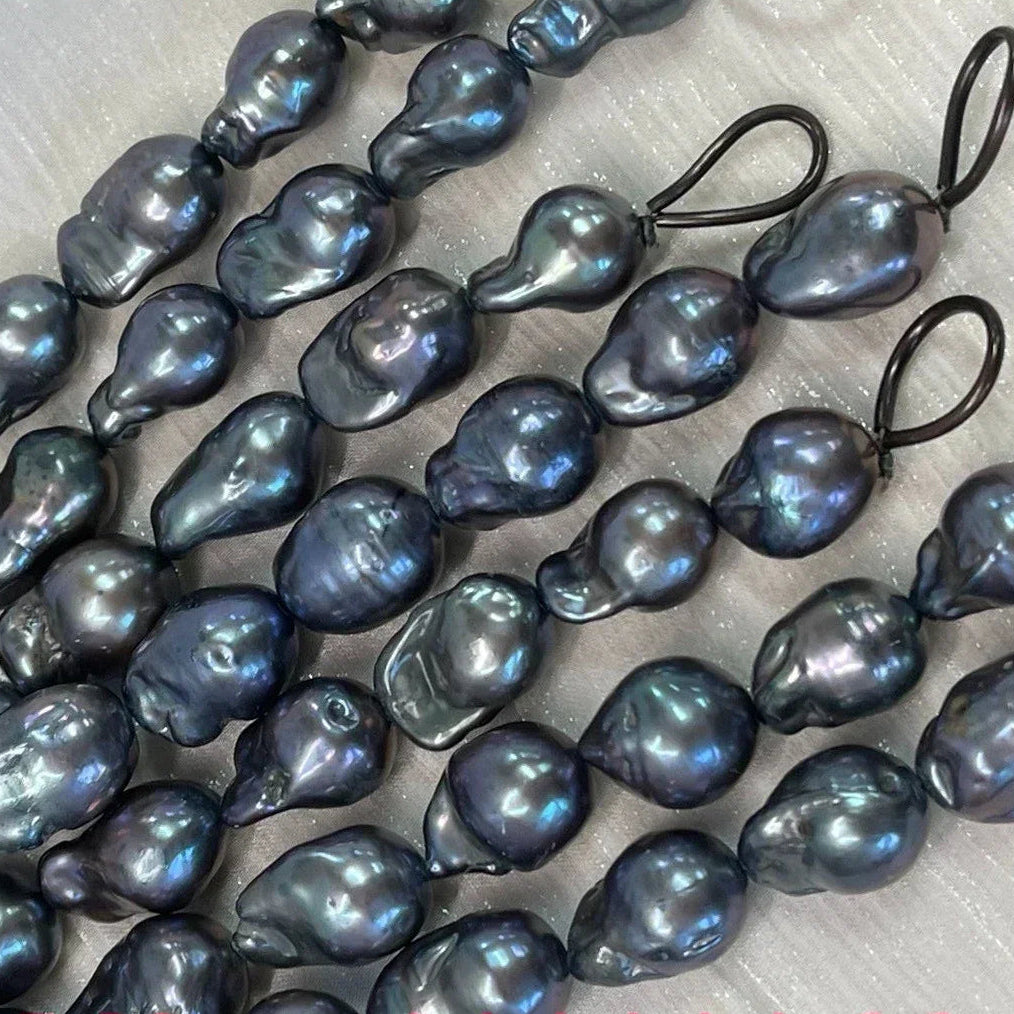 Black Pearl Fishtail Beads-ToShay.org