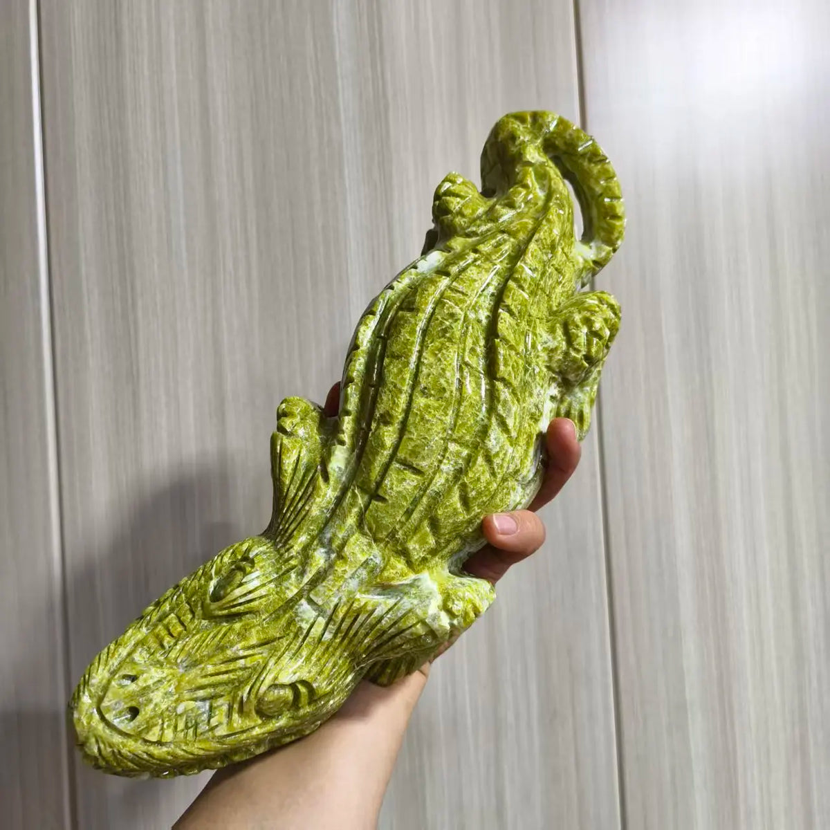 Green Topaz Crocodile-ToShay.org