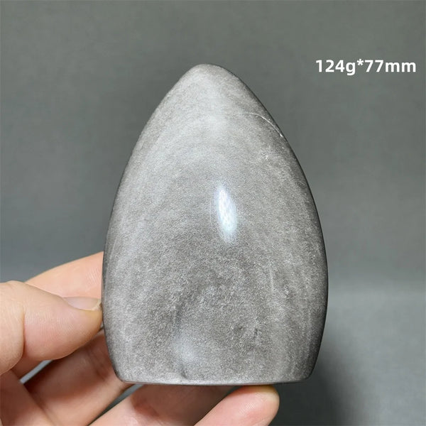 Silver Obsidian Torch-ToShay.org