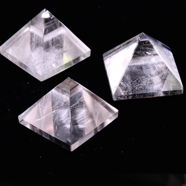 Clear Crystal Pyramid-ToShay.org