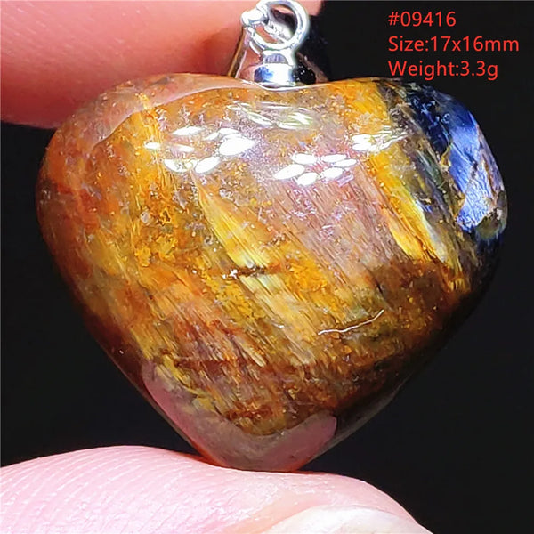 Blue Pietersite Chatoyant Pendant-ToShay.org