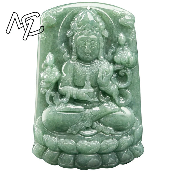 Green Jade Lotus Guanyin-ToShay.org