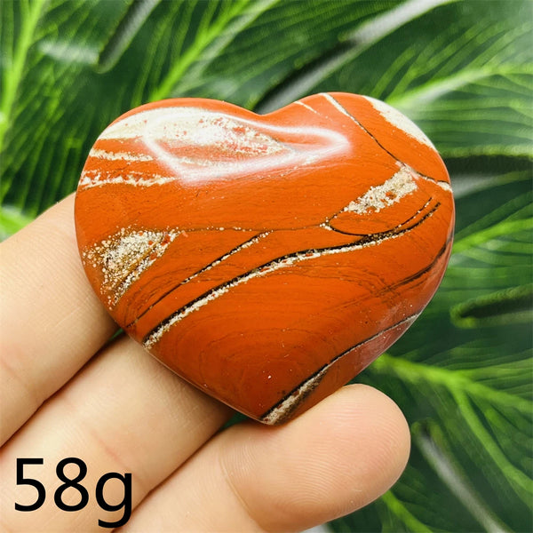 Red Jade Agate Heart-ToShay.org
