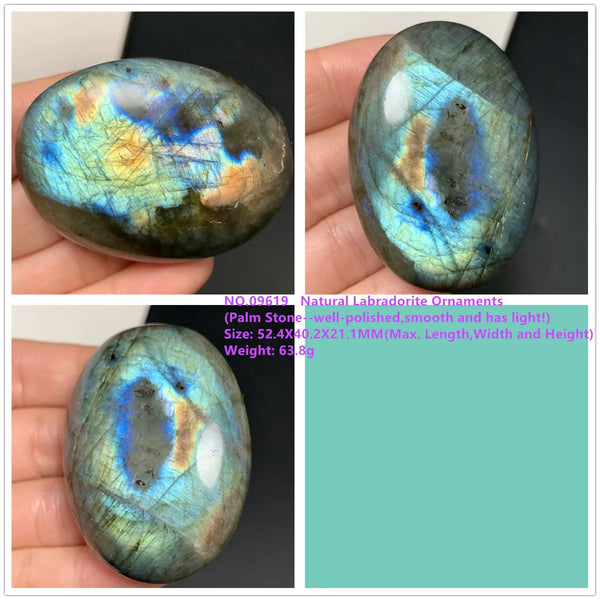 Orange Red Light Labradorite-ToShay.org