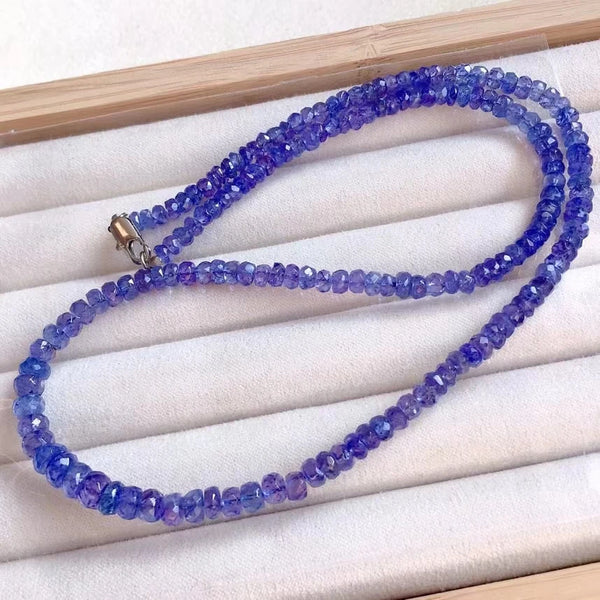 Blue Tanzanite Abacus Beads-ToShay.org